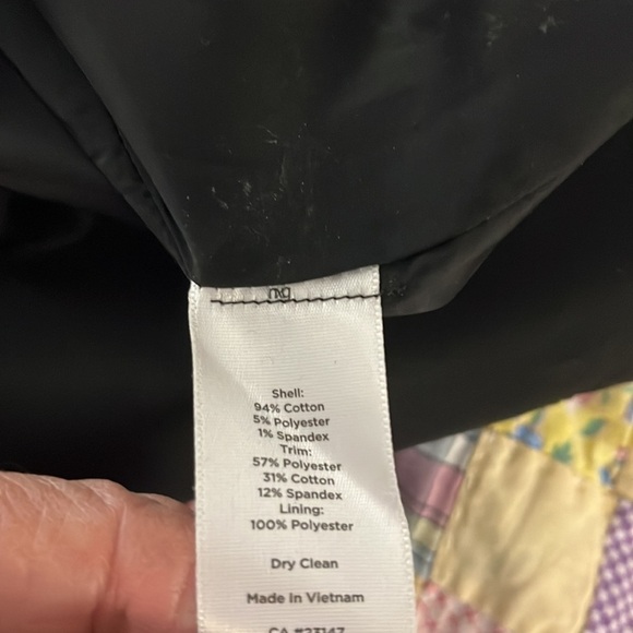 Talbot’s winter skirt. Looks like wool. Black and white. Size 14P - Picture 10 of 10